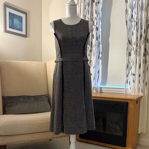 Banana Republic 2-piece convertible Charcoal Midi Dress